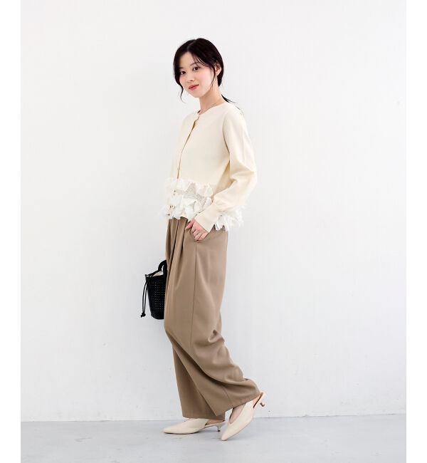  「《WEB限定アイテム》リボンデザインカーディガン」|カーディガン|