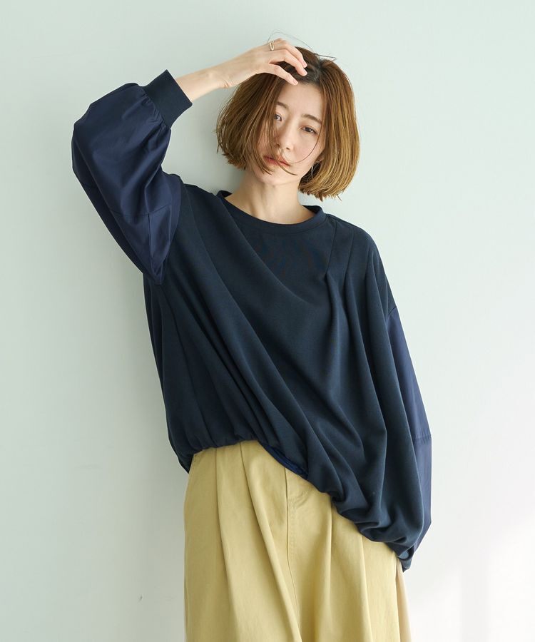 Editt by YECCA VECCA「アシメバルーンプルオーバー」|Tシャツ・カットソー|