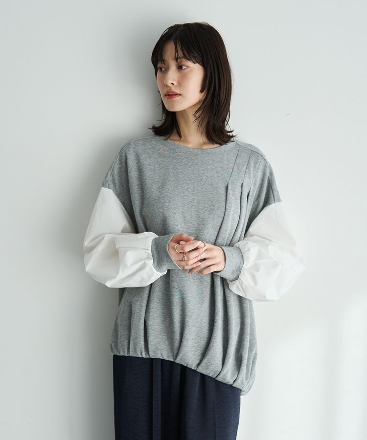 Editt by YECCA VECCA「アシメバルーンプルオーバー」|Tシャツ・カットソー|