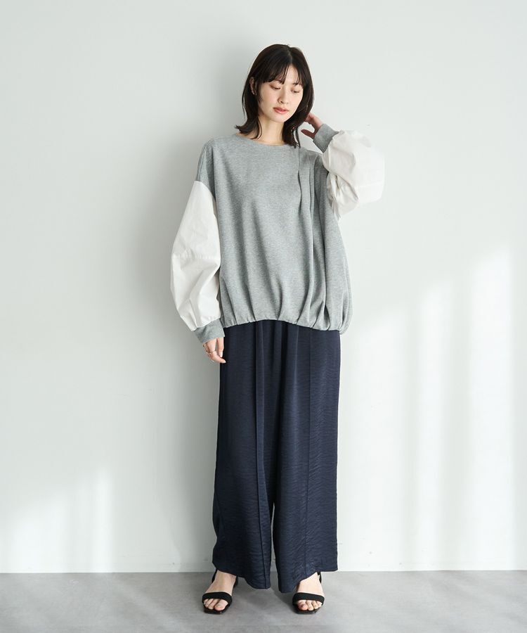 Editt by YECCA VECCA「アシメバルーンプルオーバー」|Tシャツ・カットソー|