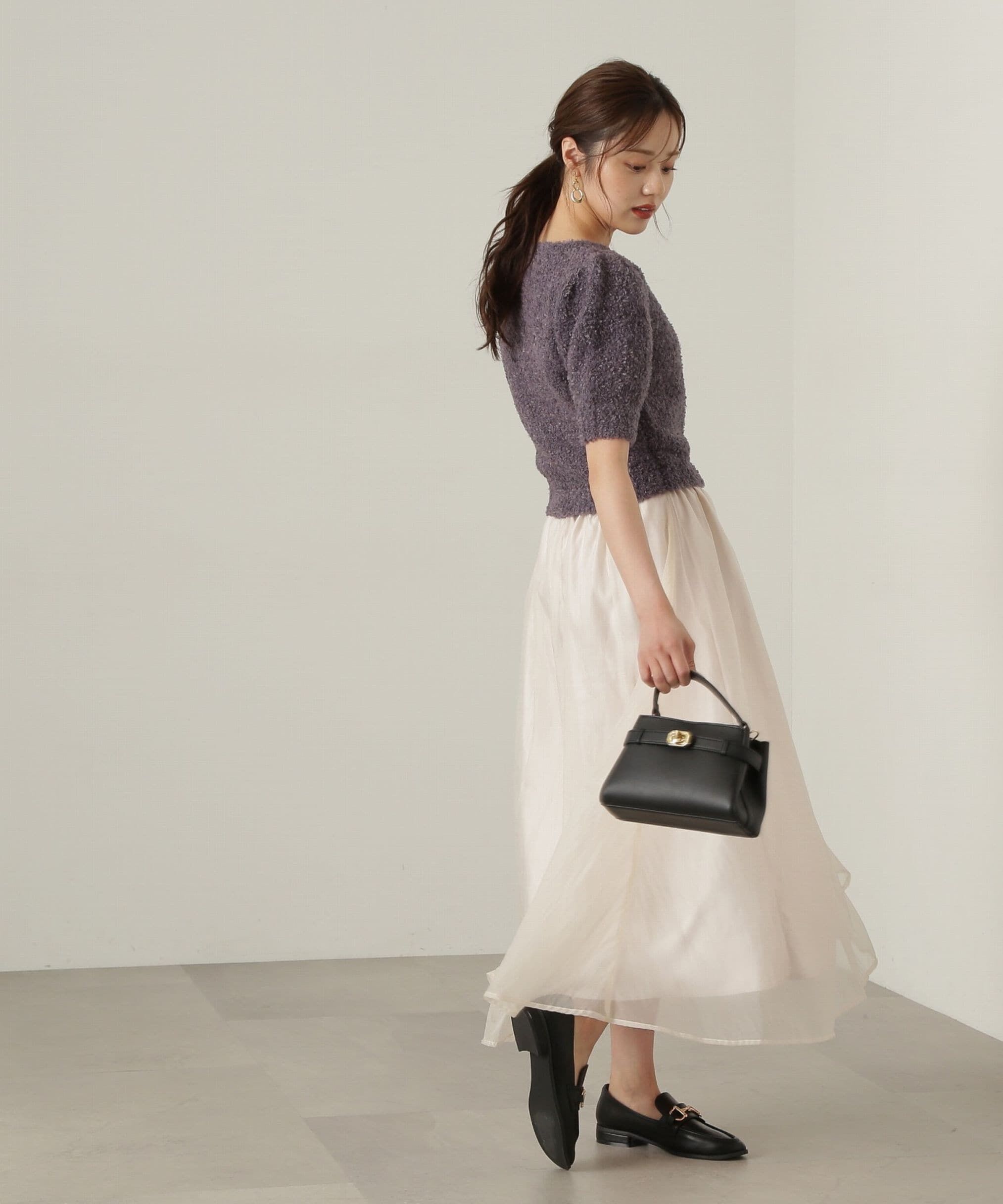 PROPORTION BODY DRESSING「テープヤーンニットドッキングワンピース」|ワンピース|
