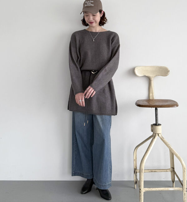 Doux archives「２Ｗａｙベルト付きチュニックワンピース」|ワンピース|