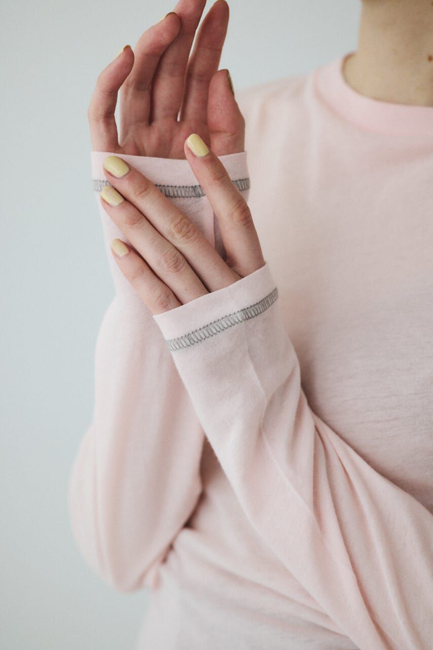 HeRIN.CYE「Sheer mellow tops」|Tシャツ・カットソー|