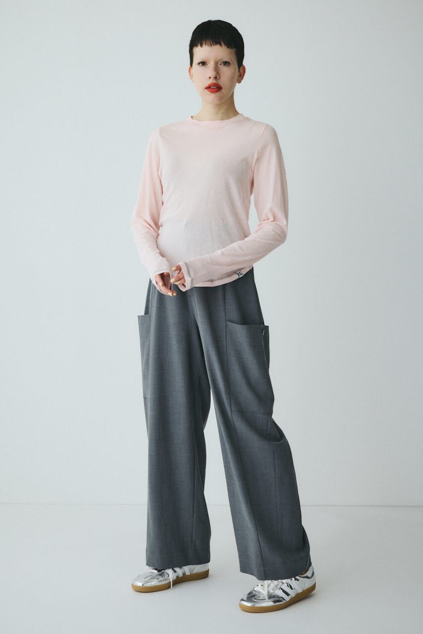 HeRIN.CYE「Sheer mellow tops」|Tシャツ・カットソー|