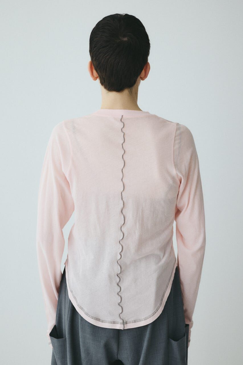 HeRIN.CYE「Sheer mellow tops」|Tシャツ・カットソー|