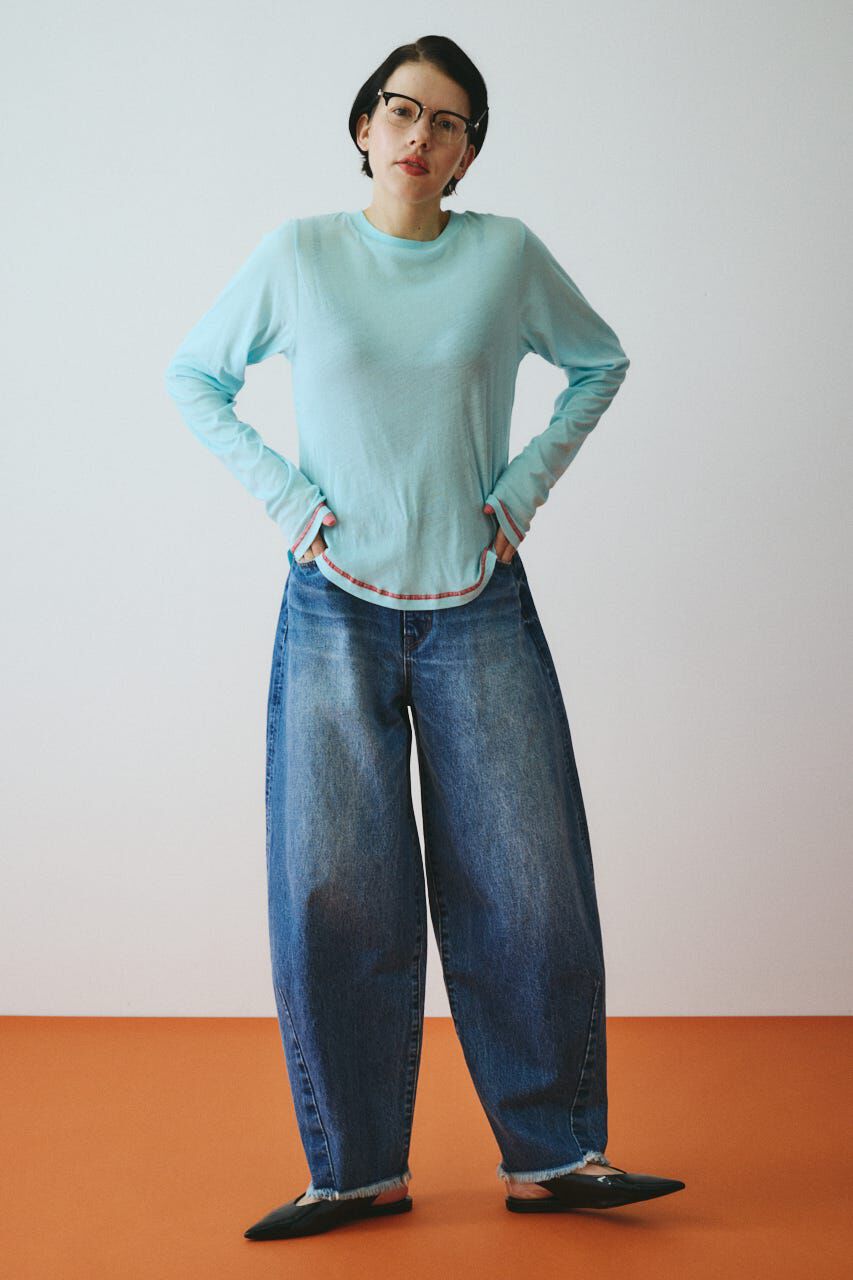 HeRIN.CYE「Sheer mellow tops」|Tシャツ・カットソー|