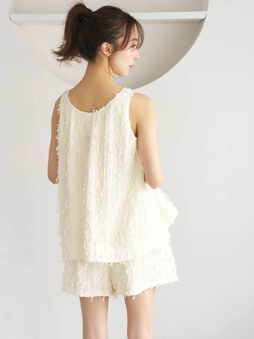 SNIDEL HOME「フリンジチュニックセットアップ」|ルームウェア|
