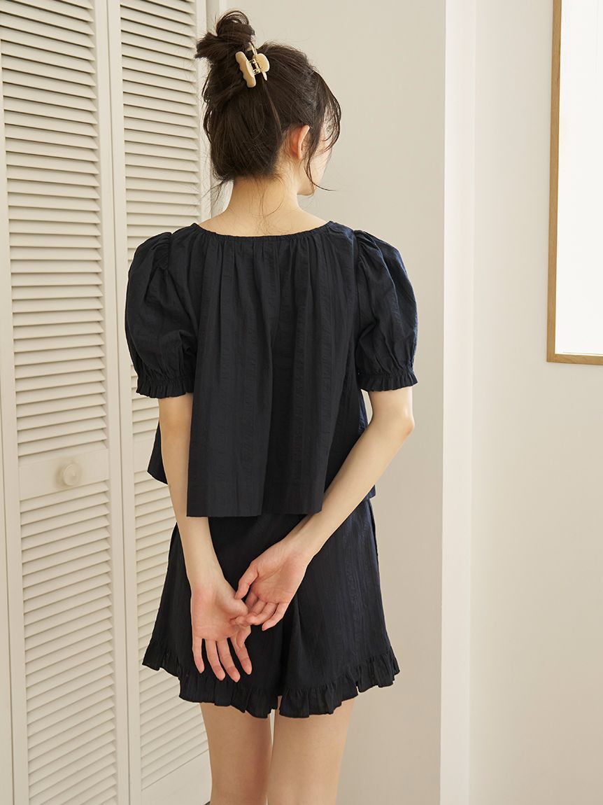 SNIDEL HOME「カラミコットンセットアップ」|ルームウェア|