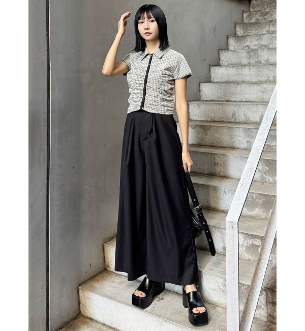 MURUA「2WAYウエストタックワイドパンツ」|その他|