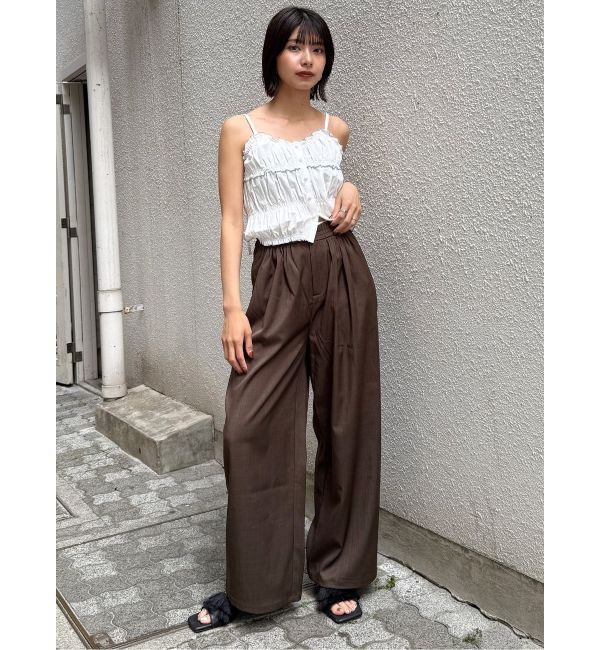 MURUA「メニータックワイドパンツ」|その他|