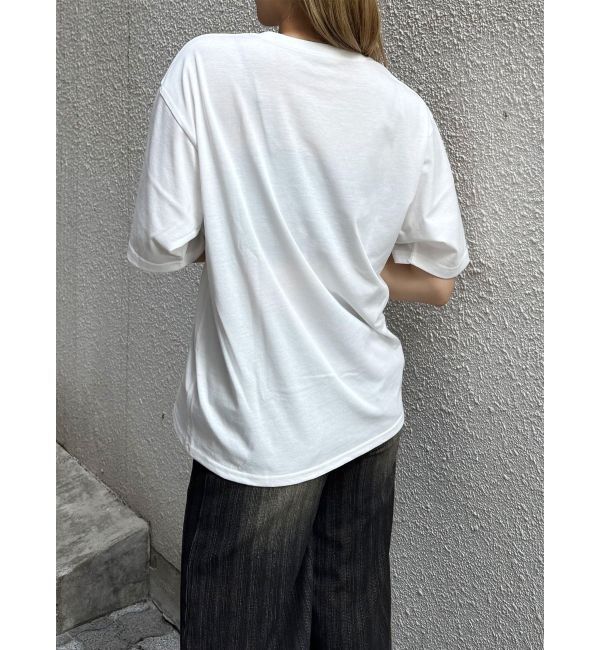 MURUA「プリントオーバーTシャツ」|Tシャツ・カットソー|