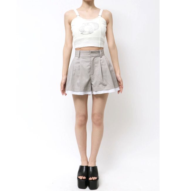 GYDA「スレキデザインフレアショートパンツ」|その他|
