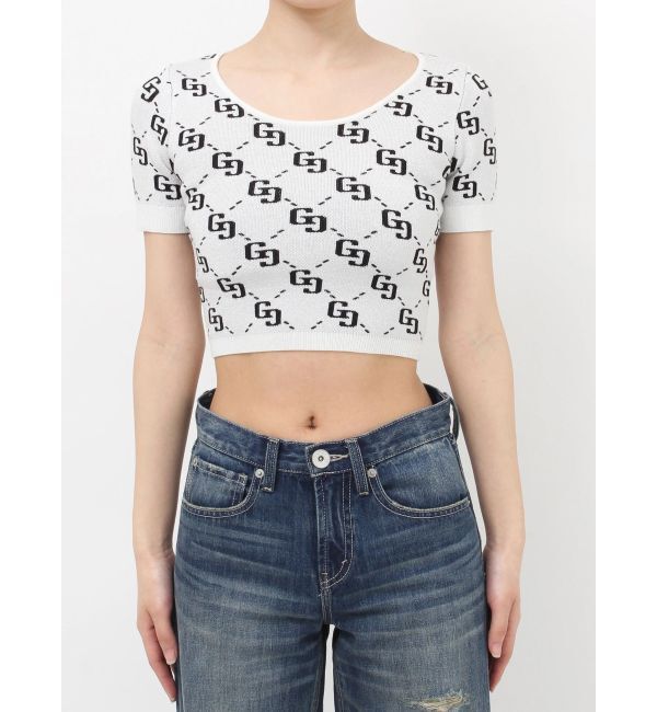 GYDA「GG jacquardラメニットTOPS」|ニット・セーター|