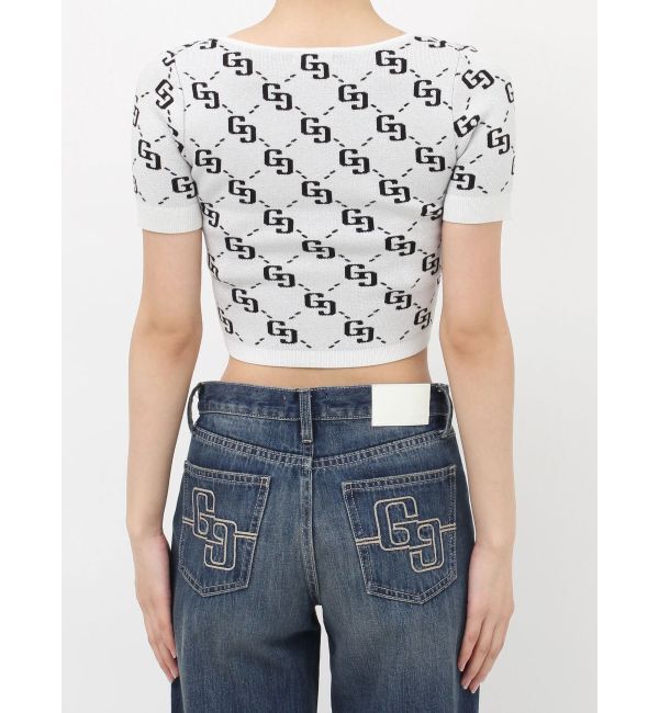 GYDA「GG jacquardラメニットTOPS」|ニット・セーター|