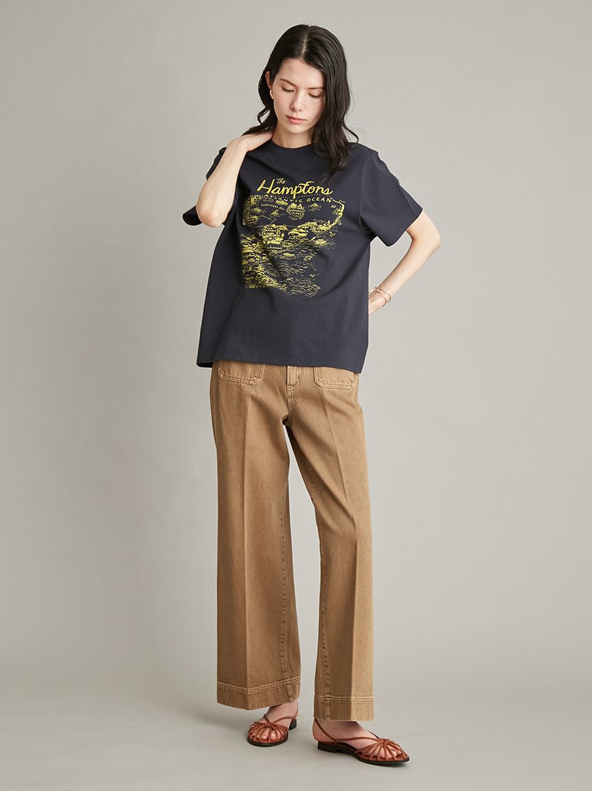 Mila Owen「ＭａｐＰａｔｔｅｒｎグラフィックＴシャツ」|Tシャツ・カットソー|