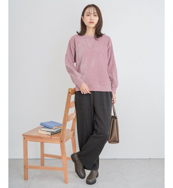 ikka「カットジャガードパンツ」|その他|