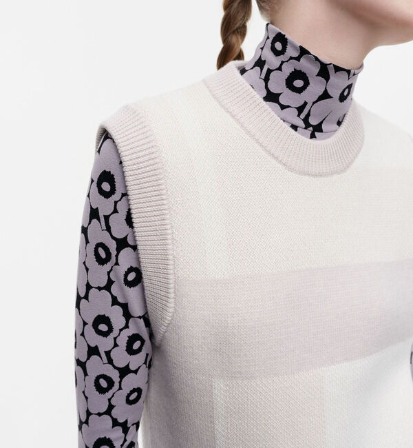 Marimekko「Edla Attika ニットベスト」|ニット・セーター|
