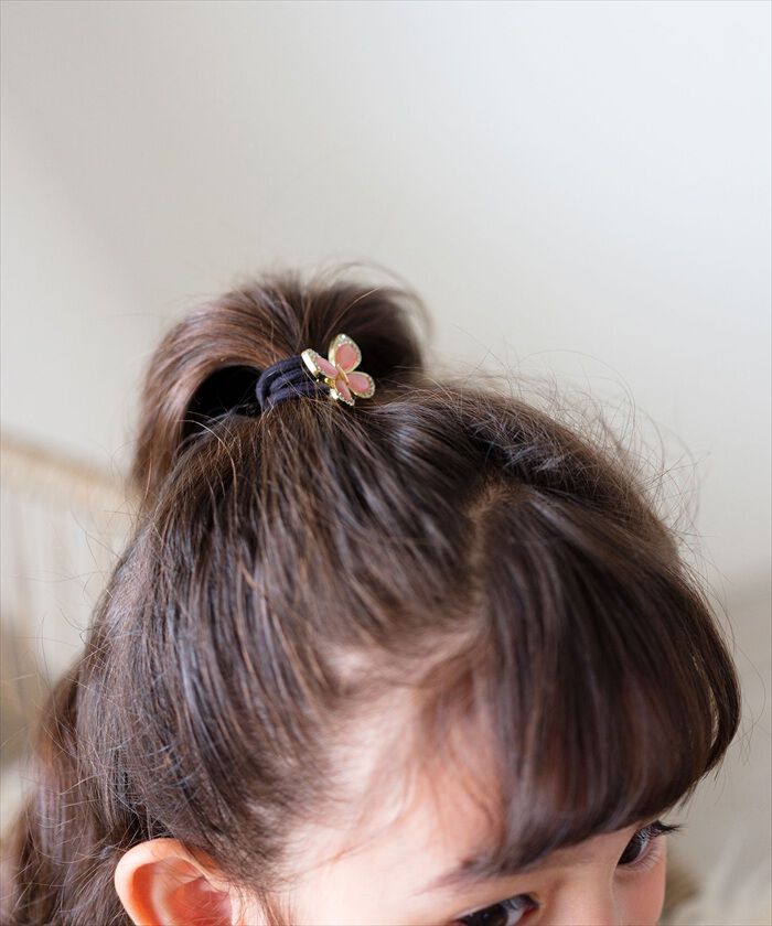 BACKYARD FAMILY「Rora ヘアゴム キッズ 通販 バタフライ ちょうちょ 蝶々 髪ゴム 髪飾り 髪どめ 髪留め」|ヘアゴム・シュシュ|