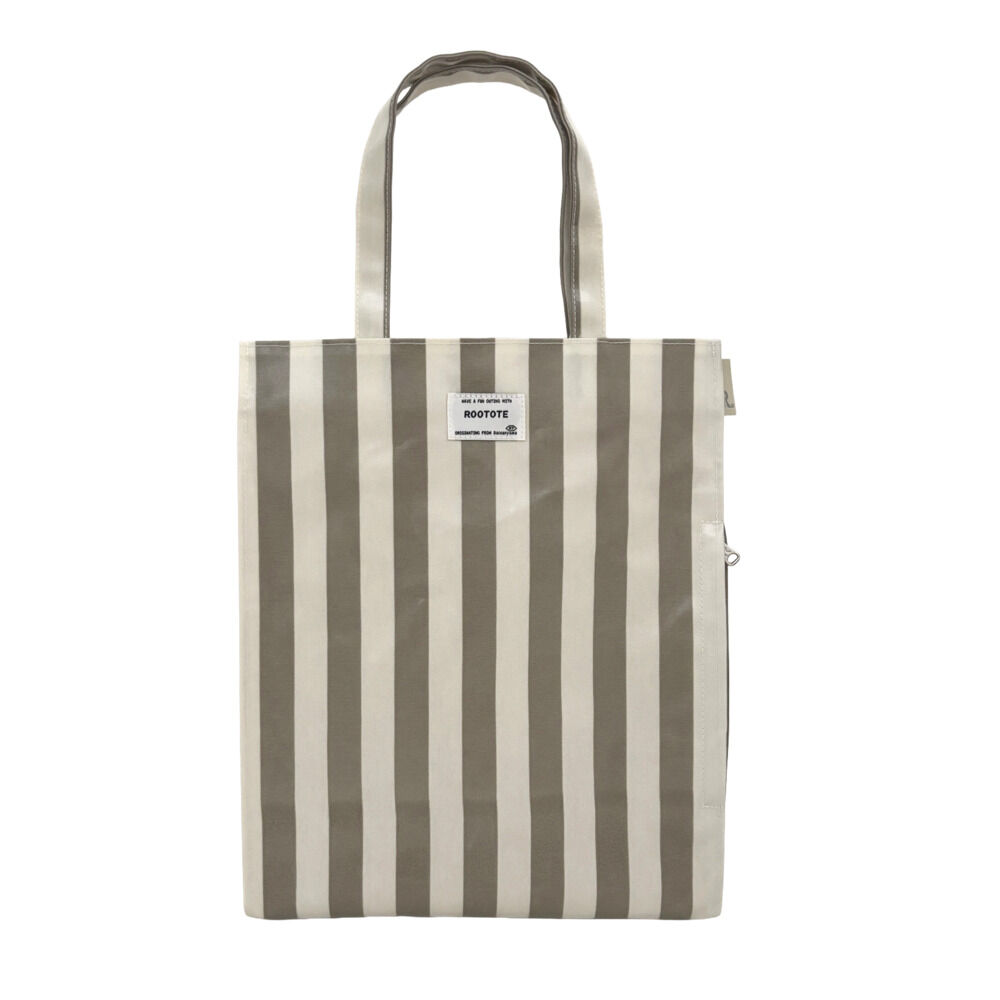 ROOTOTE「ルートート トートバッグ ROOTOTE 3529 通販 トートバック ラミネート レッスンバッグ」|トートバッグ|グレー1