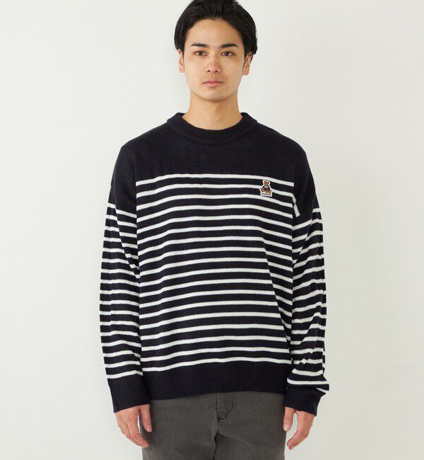 SHIPS Colors 「SHIPS Colors:〈洗濯機可能〉TeddyBear(R) ワンポイント ニット」|ニット・セーター|