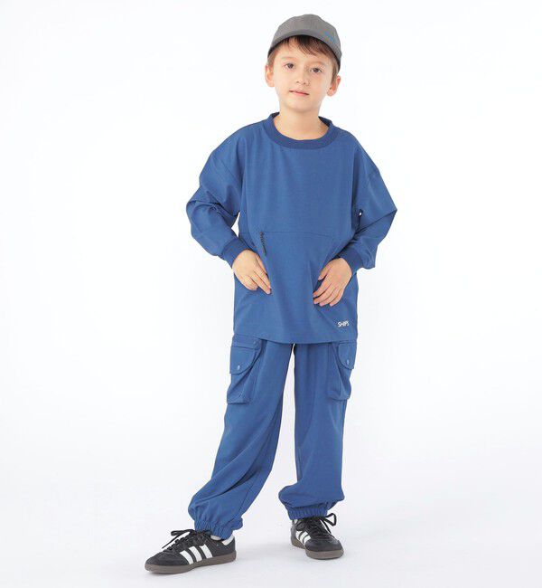 SHIPS KIDS「SHIPS KIDS:100～130cm / 〈多機能〉 サーパスドライ ロングスリーブ トップス」|Tシャツ・カットソー|