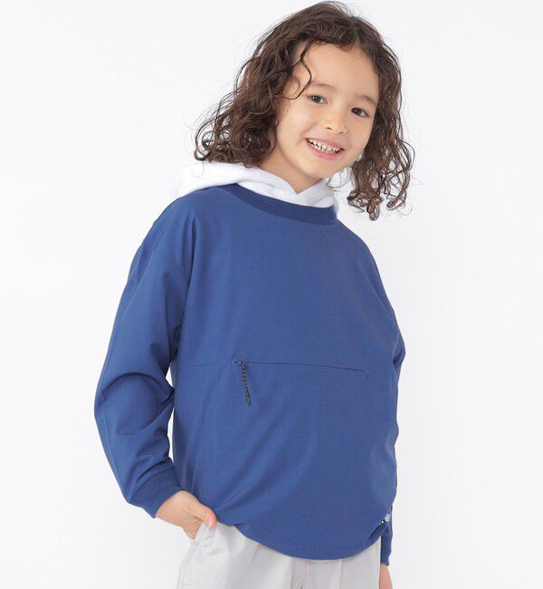 SHIPS KIDS「SHIPS KIDS:100～130cm / 〈多機能〉 サーパスドライ ロングスリーブ トップス」|Tシャツ・カットソー|