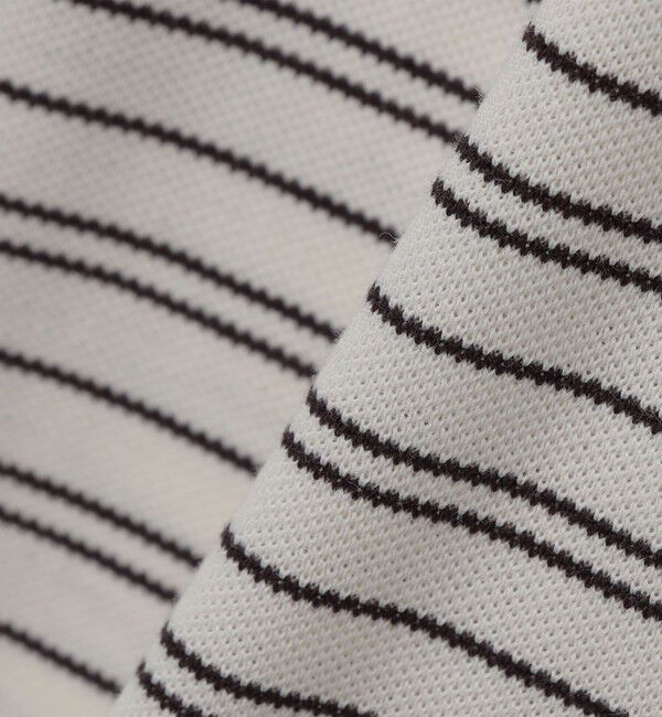 SHIPS「【SHIPS別注】LACOSTE: マイクロ ボーダー Tシャツ」|Tシャツ・カットソー|