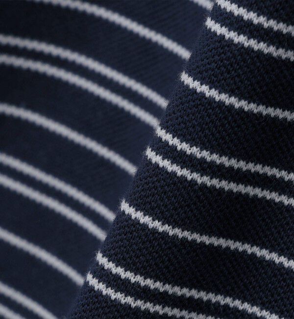SHIPS「【SHIPS別注】LACOSTE: マイクロ ボーダー Tシャツ」|Tシャツ・カットソー|