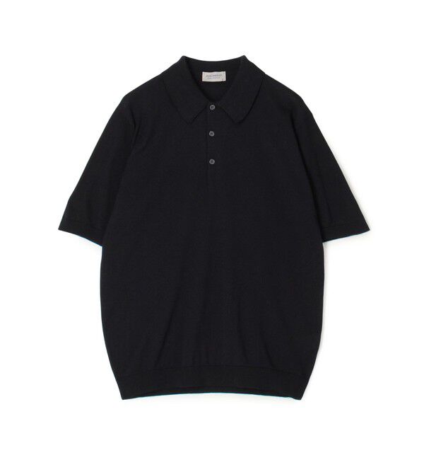 TOMORROWLAND BUYING WEAR「JOHN SMEDLEY  ISIS コットン ポロカラーニット」|ニット・セーター|69 ネイビー