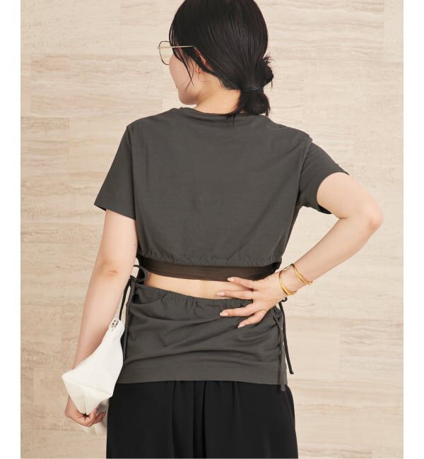Plage「CURRENTAGE / カレンテージ 別注 BACK OPEN トップス」|Tシャツ・カットソー|
