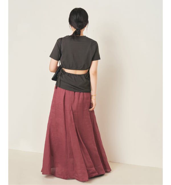 Plage「CURRENTAGE / カレンテージ 別注 BACK OPEN トップス」|Tシャツ・カットソー|