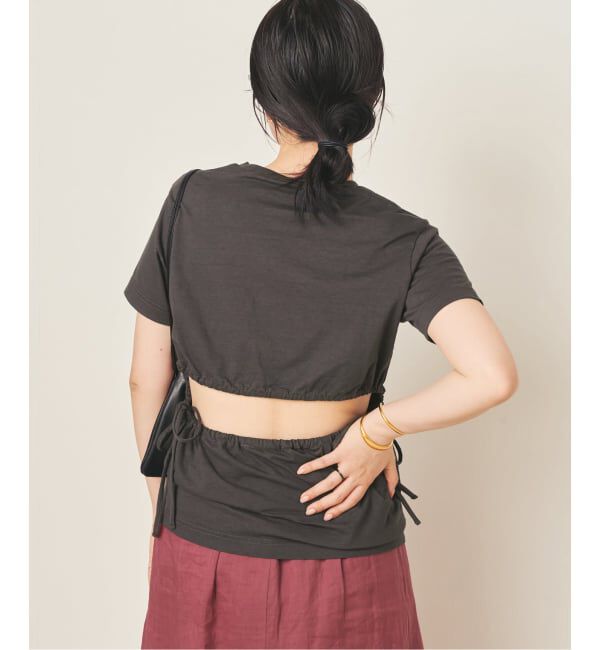 Plage「CURRENTAGE / カレンテージ 別注 BACK OPEN トップス」|Tシャツ・カットソー|