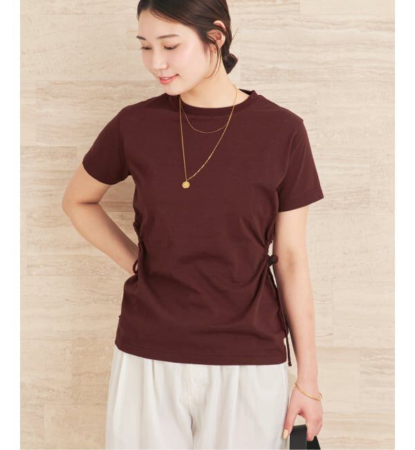 Plage「CURRENTAGE / カレンテージ 別注 BACK OPEN トップス」|Tシャツ・カットソー|