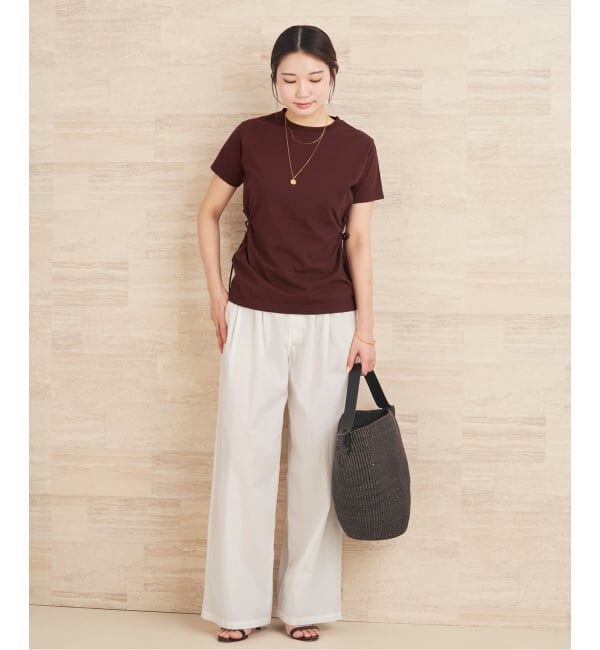 Plage「CURRENTAGE / カレンテージ 別注 BACK OPEN トップス」|Tシャツ・カットソー|