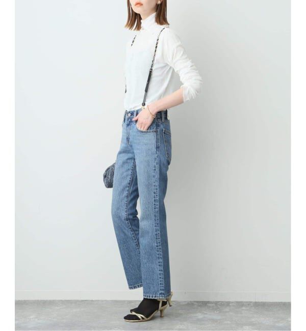 SLOBE IENA「《追加2》miller/ミラー SLOBE別注 SHEER RIB タートルネック」|Tシャツ・カットソー|