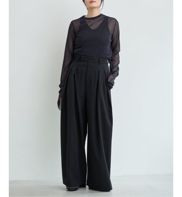 IENA LA BOUCLE「JUN MIKAMI/ジュンミカミ パワーネット LS 別注カラー 26SS-20-S」|Tシャツ・カットソー|
