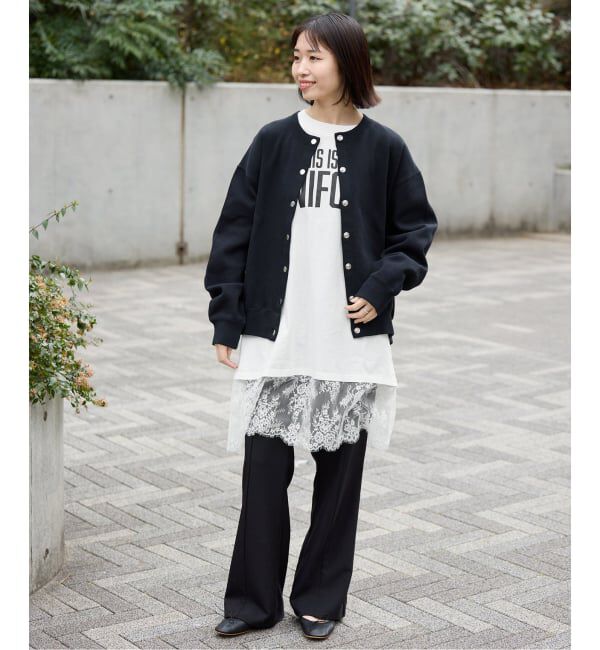 SLOBE IENA「ARCHIVE STANCE/アーカイブスタンス レースTシャツ AS-010002」|Tシャツ・カットソー|