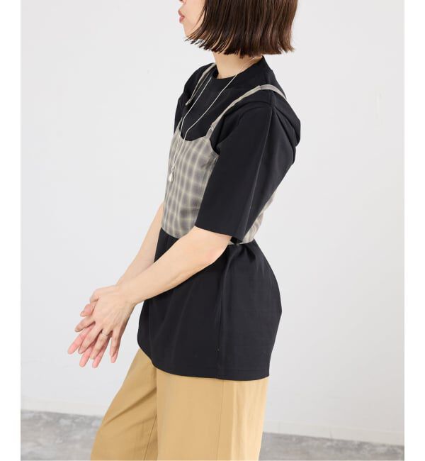 IENA「【一部店舗限定】JANE SMITH/ジェーンスミス CHECK TOPS ビスチェ 26SBL-464L」|シャツ・ブラウス|