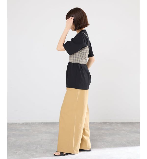 IENA「【一部店舗限定】JANE SMITH/ジェーンスミス CHECK TOPS ビスチェ 26SBL-464L」|シャツ・ブラウス|