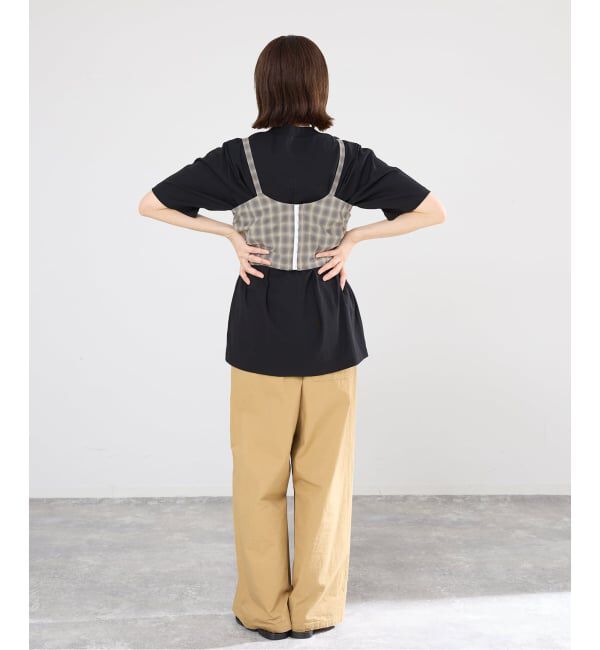 IENA「【一部店舗限定】JANE SMITH/ジェーンスミス CHECK TOPS ビスチェ 26SBL-464L」|シャツ・ブラウス|