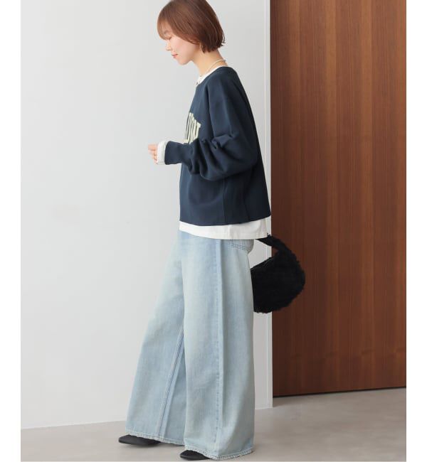 JOURNAL STANDARD relume「クロップドフロッキーロゴスウェット」|スウェット・ジャージ|