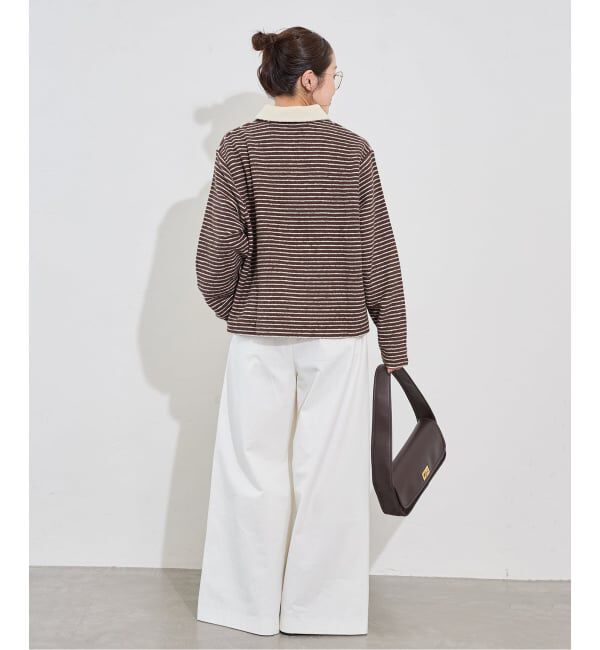 JOURNAL STANDARD「パイルボーダーポロシャツ」|Tシャツ・カットソー|