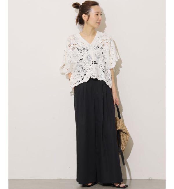 JOURNAL STANDARD relume「《予約》コットンリネンタックワイドパンツ」|その他|