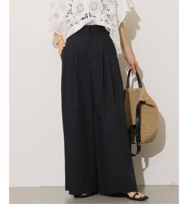 JOURNAL STANDARD relume「《予約》コットンリネンタックワイドパンツ」|その他|
