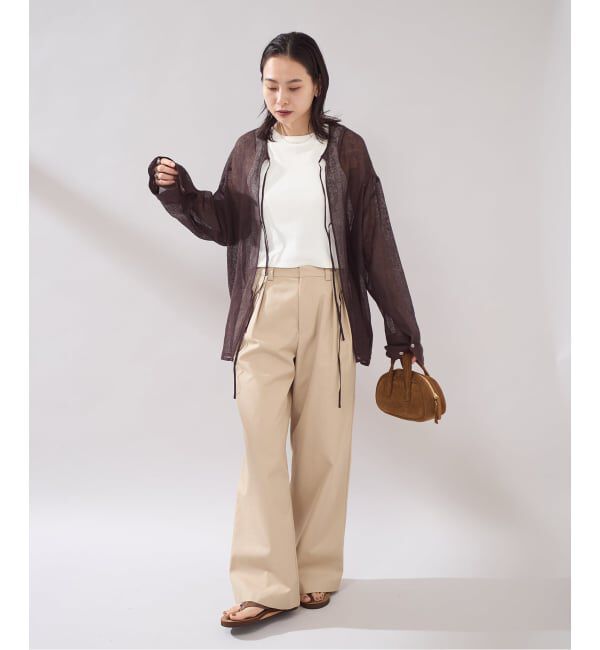 JOURNAL STANDARD「【osedit】2tuck buckle back CHINOS」|チノ|