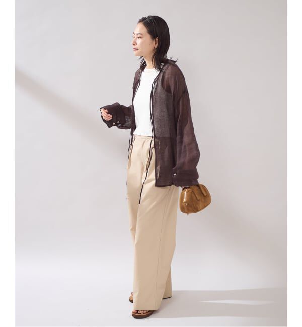 JOURNAL STANDARD「【osedit】2tuck buckle back CHINOS」|チノ|
