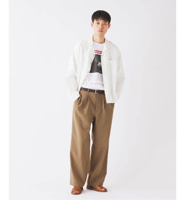 JOURNAL STANDARD relume「RIRANCHA(R)/ リランチェ シアー ワイドスラックス」|スラックス|