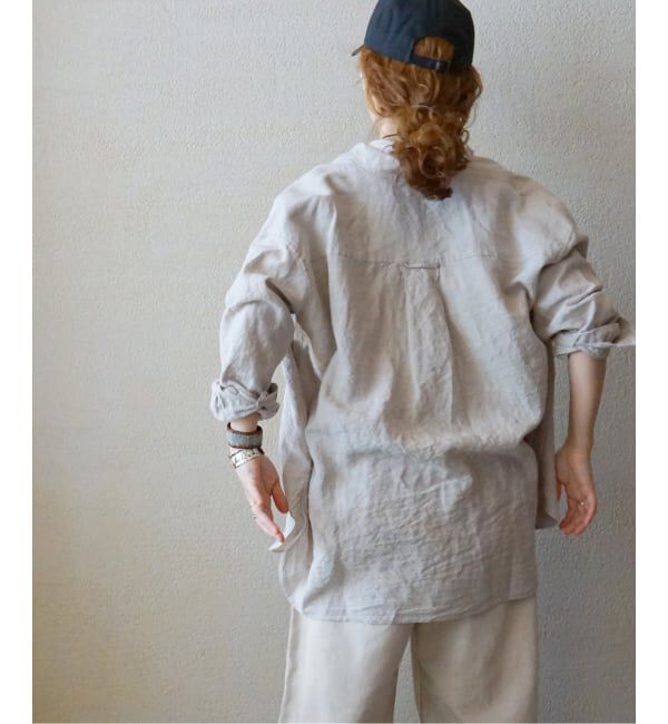 journal standard luxe「40リネン レギュラーカラーシャツ」|シャツ・ブラウス|