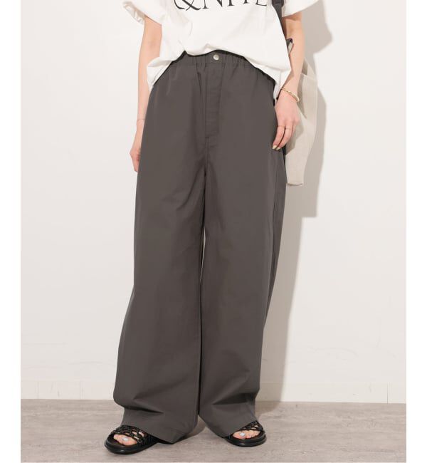 JOURNAL STANDARD relume「ポプリンストレートパンツ」|その他|グレー