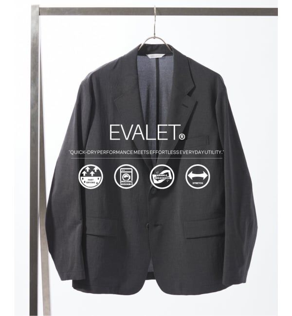 JOURNAL STANDARD「EVALET / エバレット ST フィールド ジャケット "セットアップ着用可能"」|テーラードジャケット|ブラック A